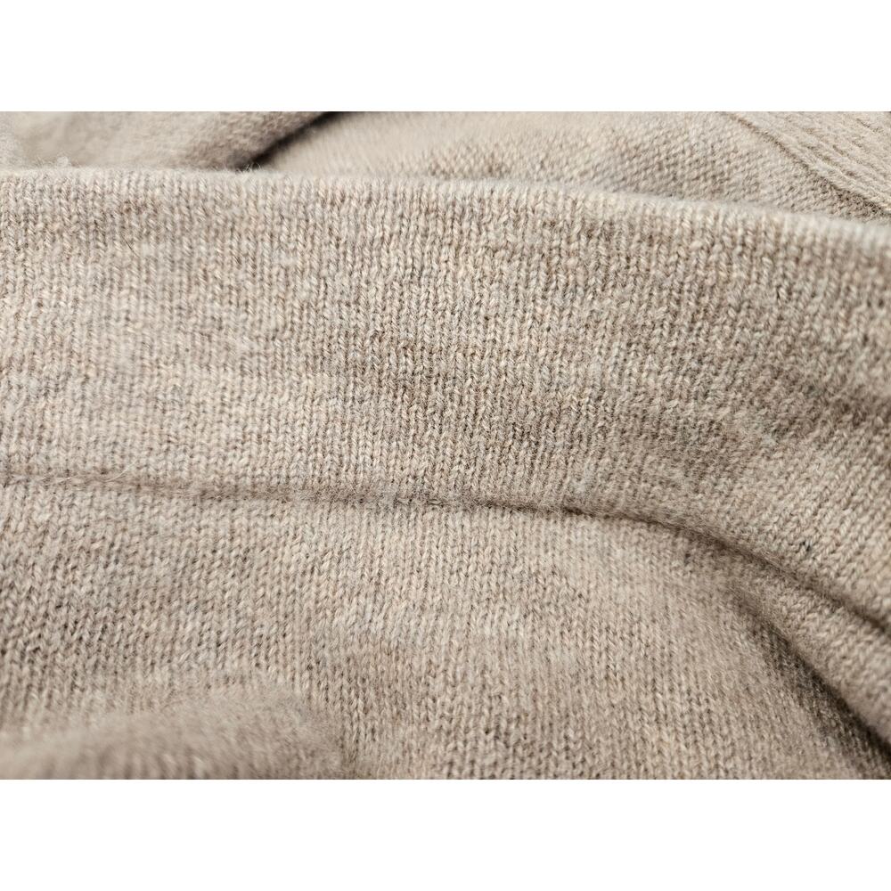 Cynthia Rowley Cashmere Draped Open Cardigan Sweater 2 Ply Beige Taupe Size M - Picture 6 of 11